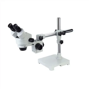 7X-45X Stereomicroscop cu zoom binocular Suport universal cu braț unic