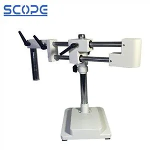 Suport universal cu braț dublu pentru microscop stereo