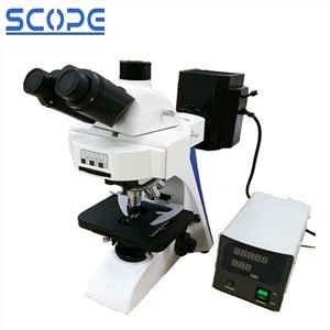 Microscop biologic cu fluorescență de laborator